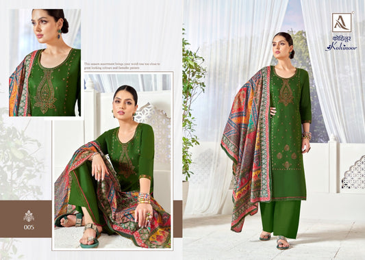 Kohinoor Pakistani Designer Classic Hit Pure Cotton Embroidered Suit