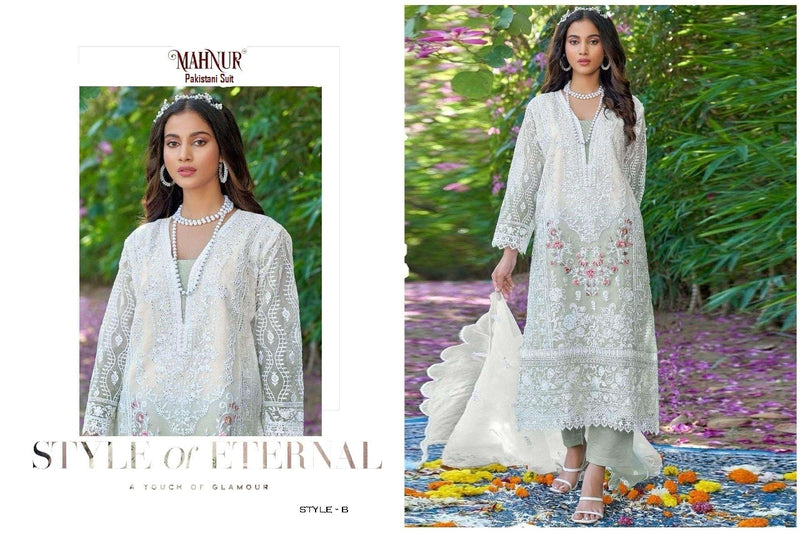 Mahnur Pakistani Designer Hit Shaded Luxury Wedding Party Dress