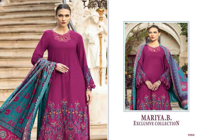 Mariya B Pakistani Designer Hit 2024 Embroidered Lawn Suit