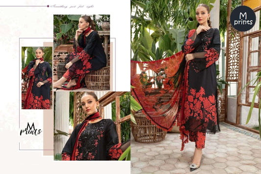 Mprint Pakistani Designer Stylish Hit Embroidered Lawn Suit