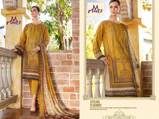Mprints Pakistani Designer Stylish Hit Embroidered Lawn Suit
