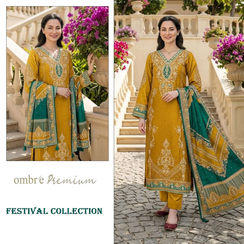 Ombre Pakistani Designer Luxury Wedding & Party Wear Suit