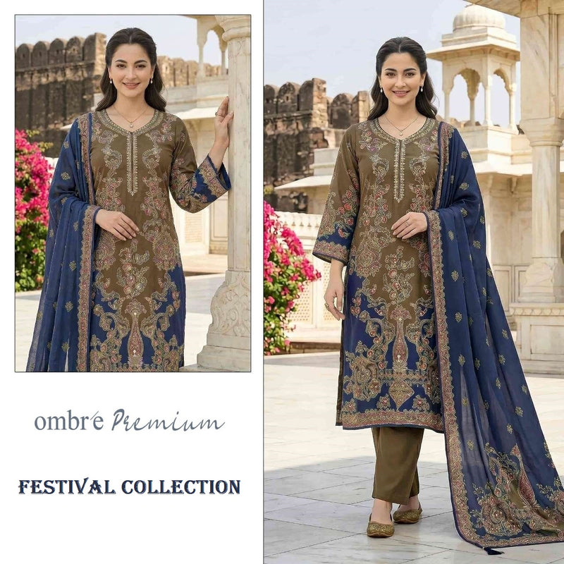 Ombre Pakistani Designer Luxury Hit Wedding & Party Wear Suit