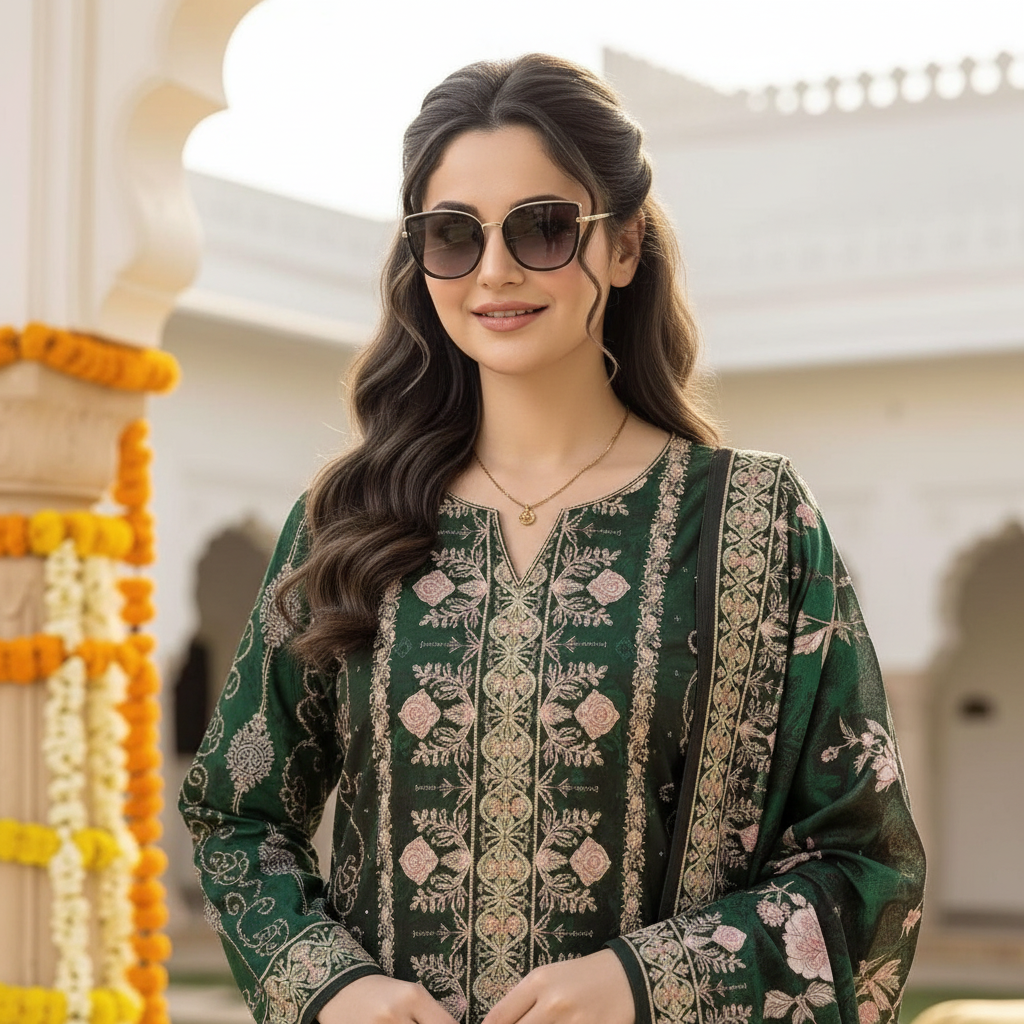 Ombre Pakistani Designer Luxury Wedding & Party Wear Suit