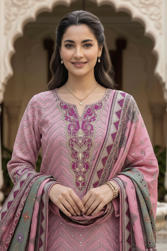 Ombre Pakistani Designer Awesome Wedding & Party Wear Suit