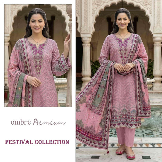 Ombre Pakistani Designer Awesome Wedding & Party Wear Suit