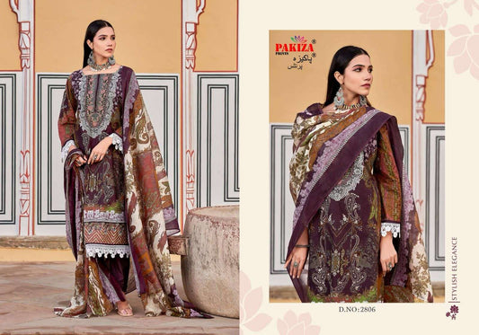 Pakiza Classic Pakistani Designer Hit Embroidered Lawn Suit