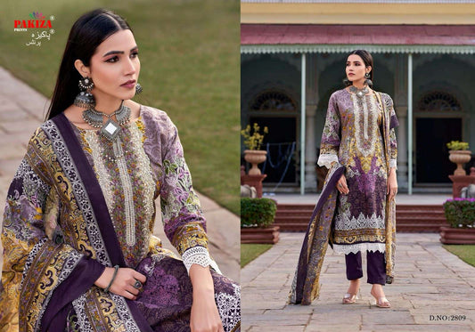 Pakiza Classic Pakistani Designer Hit Embroidered Lawn Suit