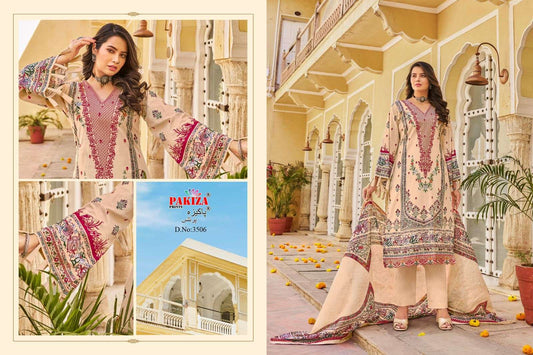 Pakiza Exclusive Pakistani Designer Embroidered Lawn Suit