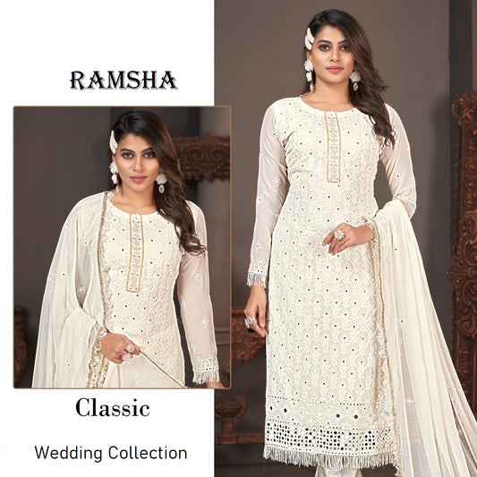 Ramsha Pakistani Designer Luxury Classic Party Wear Suit
