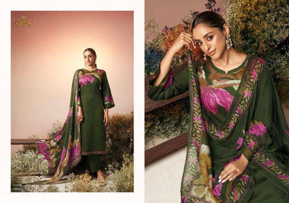 Rang Pakistani Designer Hit Silk Cotton Digital Print Embroidered Suit