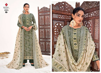 Tanishk Hit Designer Pure Lawn Cotton Printed Suit