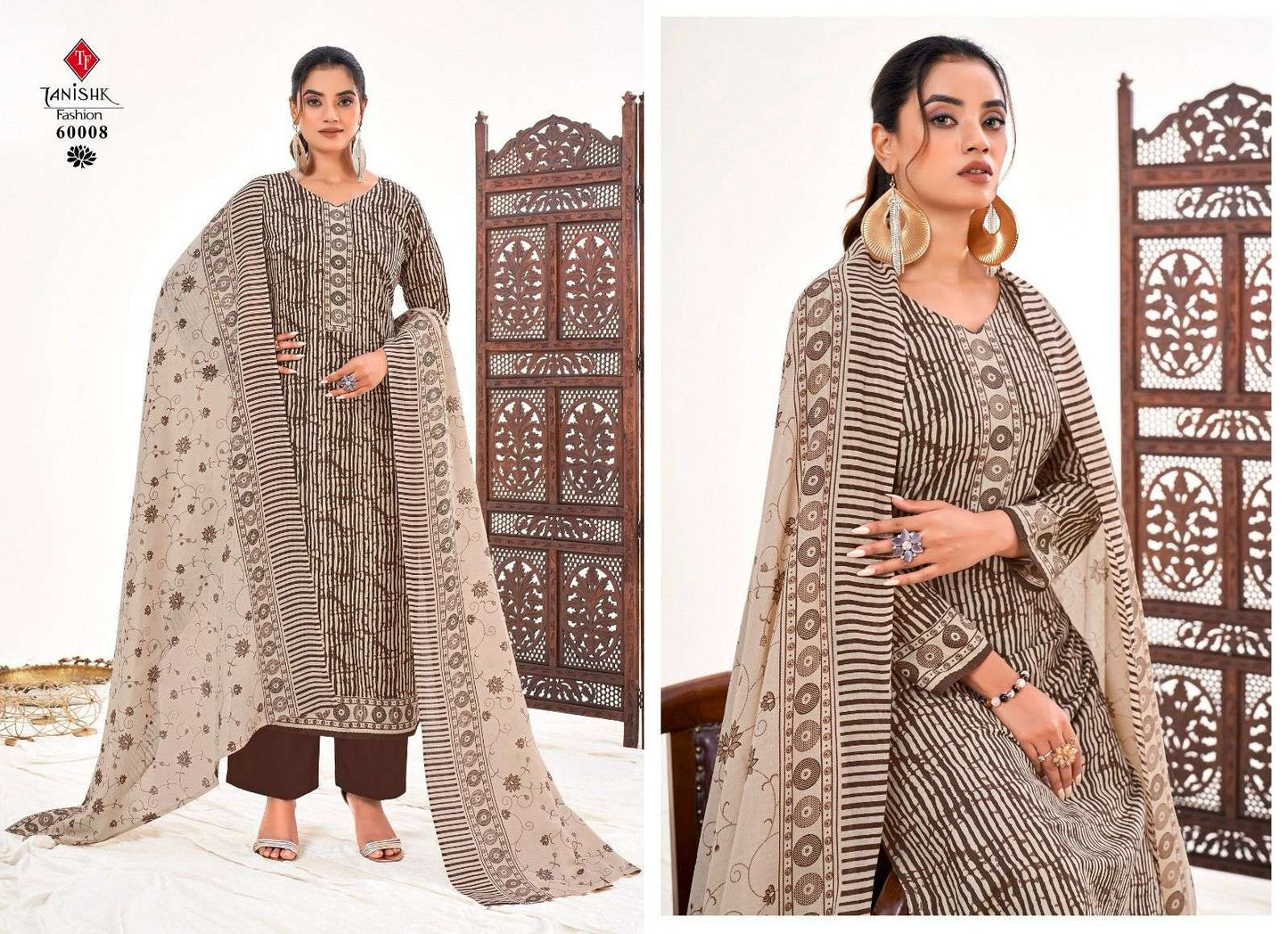Tanishk Hit Designer Pure Lawn Cotton Printed Suit