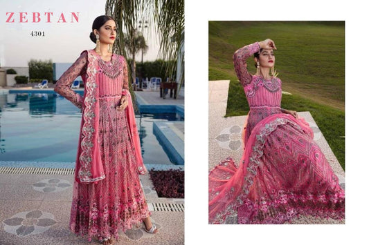 Zebtan Pakistani Designer Hit Wedding Party Wear Suit