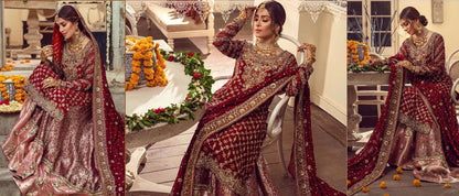 Al Khusbu Pakistani Designer Luxury Bridal Collection Wedding Dress