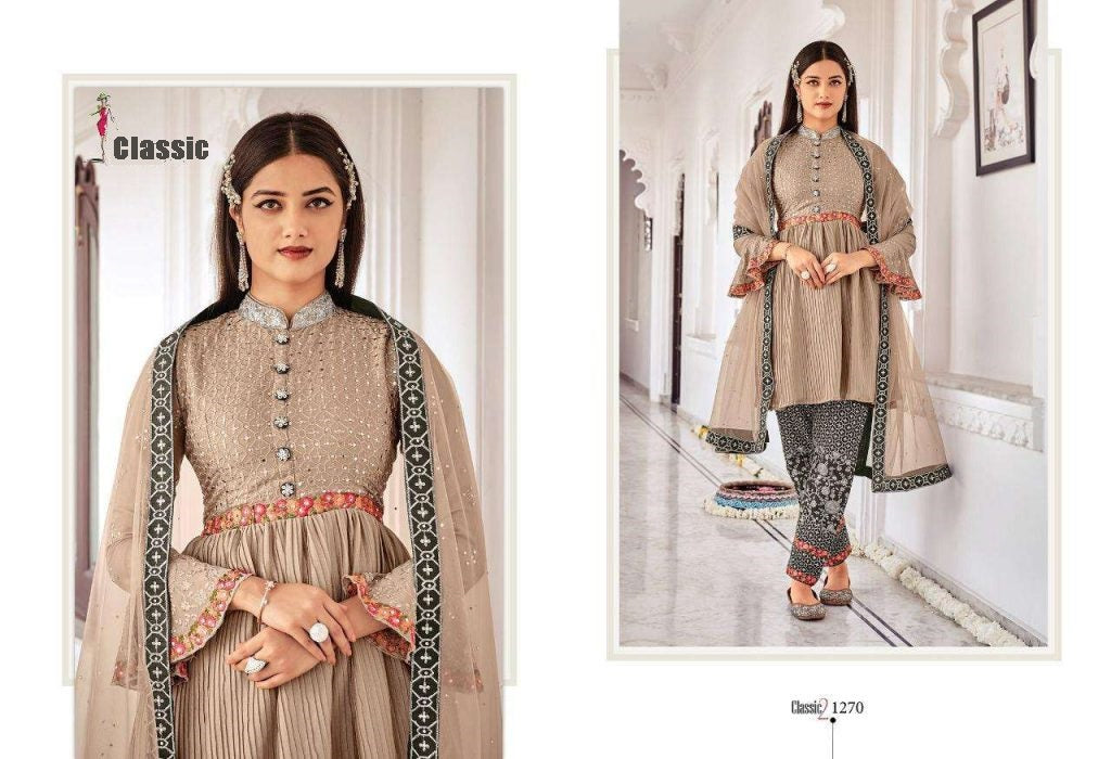 Zaha Luxury Pakistani Designer Super Hit Party Wear Suit – AliShaif