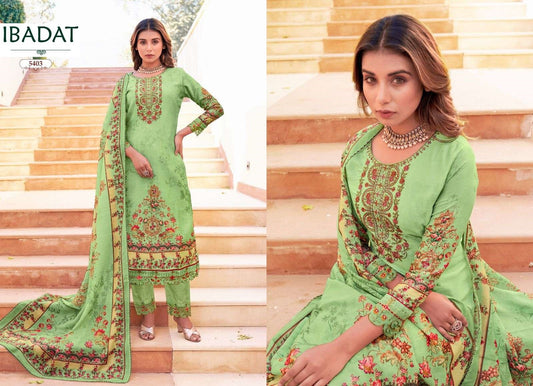 Ibadat Pakistani Designer Classic Festive & Party Wear Cotton Suit