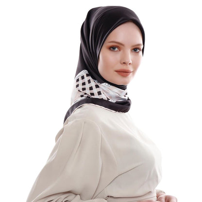Women’s Modest Wear Crepe Silk Daily Wear Printed Scarf Hijab Dupatta