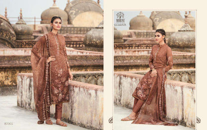 Glamour Pakistani Designer Classic Embroidered Festive & Party Wear Suit