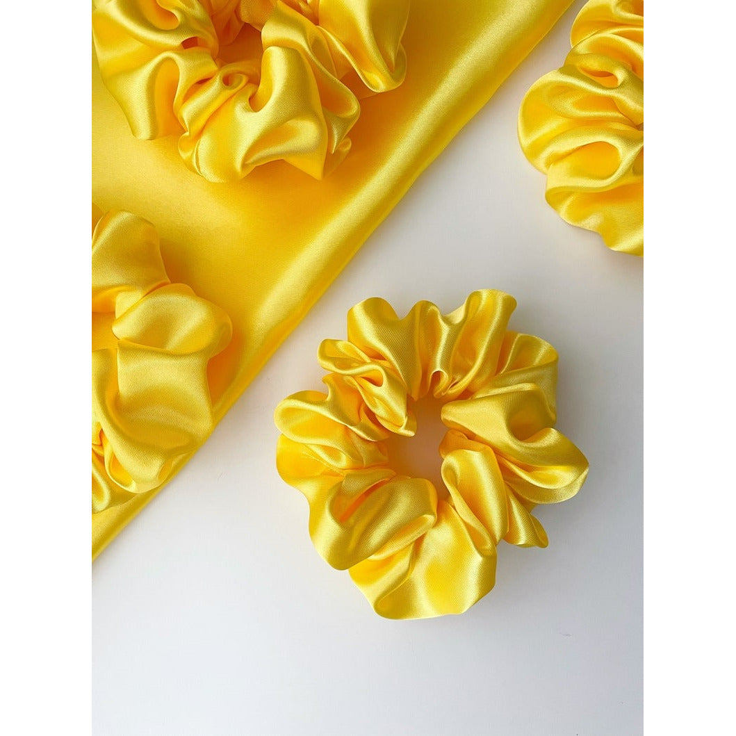 Yellow Beautiful Scrunchie