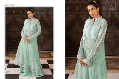 Mushq Pakistani Designer Beautiful Festive & Party Wear Dress - AliShaif
