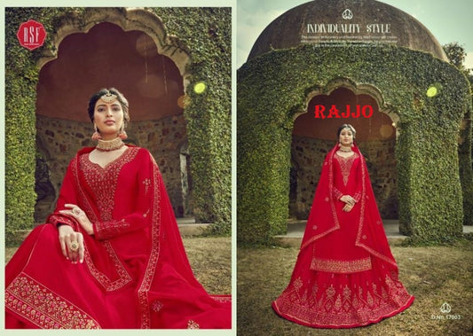 Rajjo Designer 2 in 1 Wedding Luxury Party Wear Dress